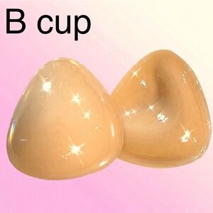 New Size B Cup Double Sided Adhesive Push Up Padded Backless Bra Sticky Inserts